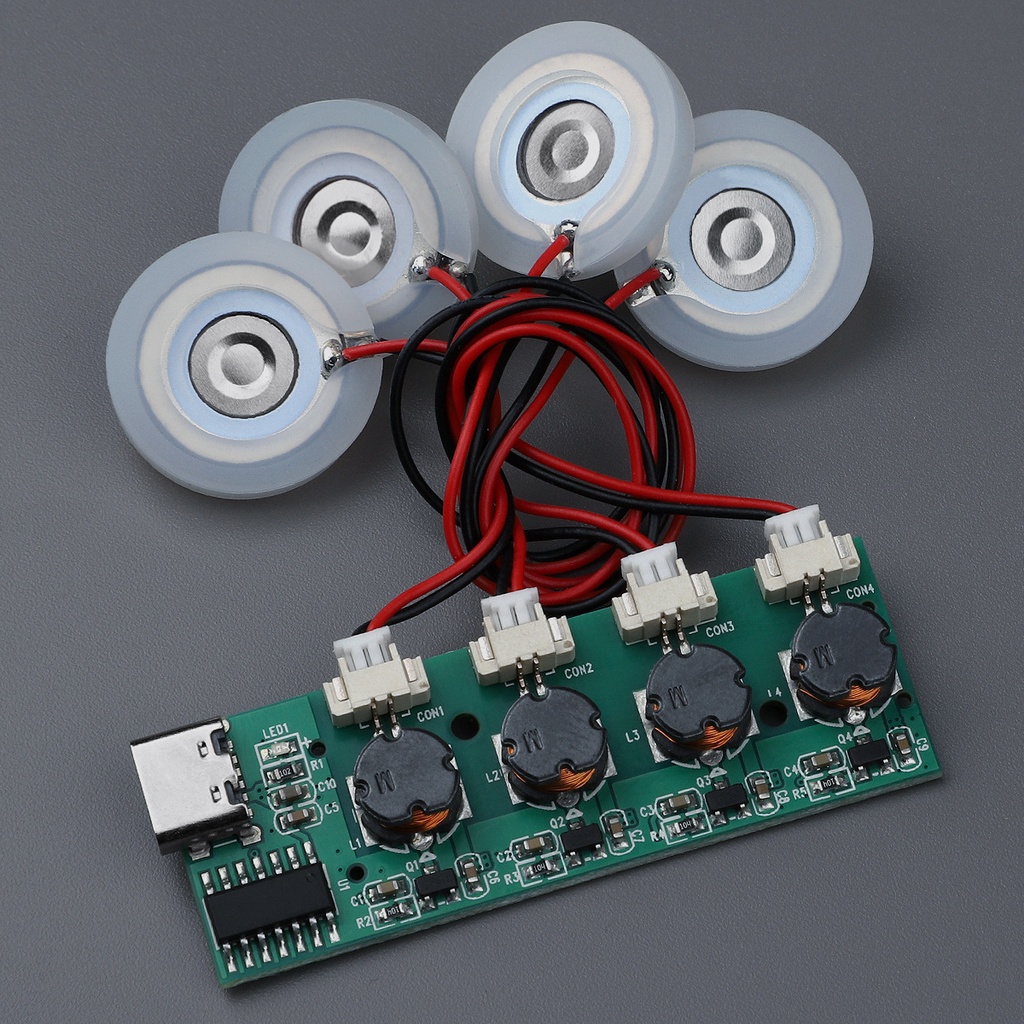 Humidifier DIY Kits Mist Maker And Driver Circuit Board 4 Fogger Atomization For DIY Plant Moisturizing Product Application