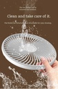 Desktop Portable Multifunctional High Wind Usb Rechargeable Circulating Fan Moving Head Desktop Fan
