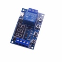 1 Channel 5V Relay 6-30V Relay Module OFF/ON Switch Trigger Time Delay Circuit Timer Cycle 999 minutes Adjustable XY-J02