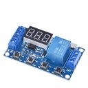 1 Channel 5V Relay 6-30V Relay Module OFF/ON Switch Trigger Time Delay Circuit Timer Cycle 999 minutes Adjustable XY-J02