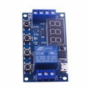 1 Channel 5V Relay 6-30V Relay Module OFF/ON Switch Trigger Time Delay Circuit Timer Cycle 999 minutes Adjustable XY-J02