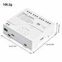 Tuya RF 433Mhz WIFI Smart 4CH Receiver Module Wireless Remote Timing Voice Control Remote Control Switch AC DC 7-32V