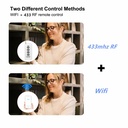 Tuya RF 433Mhz WIFI Smart 4CH Receiver Module Wireless Remote Timing Voice Control Remote Control Switch AC DC 7-32V