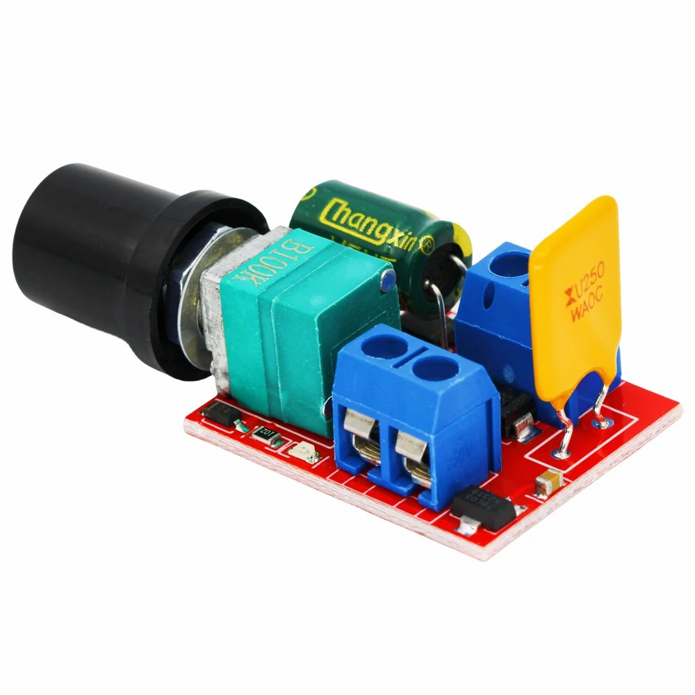 5A Voltage Regulator Mini PWM DC Motor Speed Controller 3V-35V 90W Speed Regulator Control Switch LED Dimmer