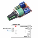 5A Voltage Regulator Mini PWM DC Motor Speed Controller 3V-35V 90W Speed Regulator Control Switch LED Dimmer