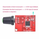 5A Voltage Regulator Mini PWM DC Motor Speed Controller 3V-35V 90W Speed Regulator Control Switch LED Dimmer
