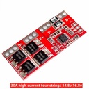 4-string lithium battery protection board 30A high current four-string automatic recovery without activation 14.4V, 14.8V, 16.8V