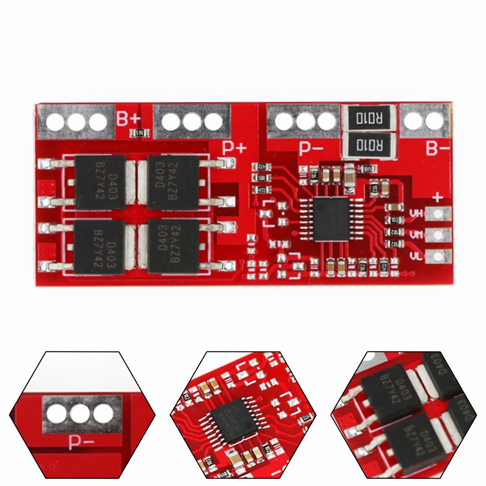4-string lithium battery protection board 30A high current four-string automatic recovery without activation 14.4V, 14.8V, 16.8V