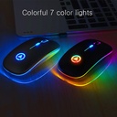 A2 Slim 2.4G Wireless Mouse Quiet Silent Ergonomic Mouse USB Rechargeable Optical Computer Mice