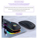 A2 Slim 2.4G Wireless Mouse Quiet Silent Ergonomic Mouse USB Rechargeable Optical Computer Mice