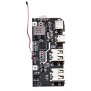 CIR0000997CQC4+PD3.0 LED Dual USB 5V 4.5A 22.5W Micro/Type-C USB Mobile Power Bank 18650 Charging Module Temperature / Circuit Protection