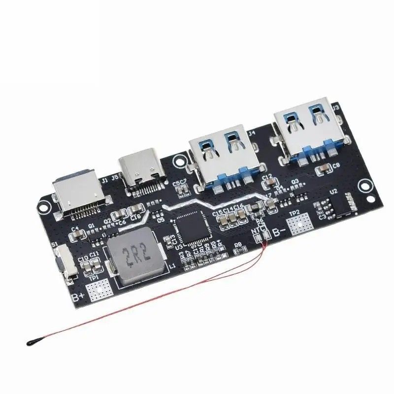 CIR0000997CQC4+PD3.0 LED Dual USB 5V 4.5A 22.5W Micro/Type-C USB Mobile Power Bank 18650 Charging Module Temperature / Circuit Protection