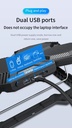 6 Fans Comfort Notebook Cooler RGB Gaming Laptop Cooler Cooling Pad with phone holder