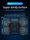 6 Fans Comfort Notebook Cooler RGB Gaming Laptop Cooler Cooling Pad with phone holder