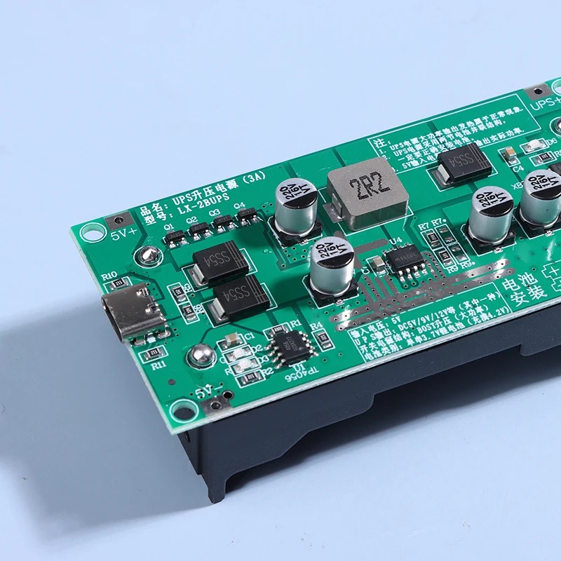 Type-C 15W 18650 Lithium Battery Charger Module DC-DC Step Up Booster Fast Charge UPS Power Supply / Converter 5V 9V 12V