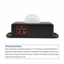 DC 12V 24V 6A Automatic Adjustable PIR Motion Sensor Light Switch Module for LED Strip Light Lamp