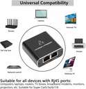 Rj45 Splitter 1 To 2/3/4 out 1000M Gigabit Ethernet Splitter Extender Adapter Rj45 LAN Connector Coupler for PC Laptop TV Box Router