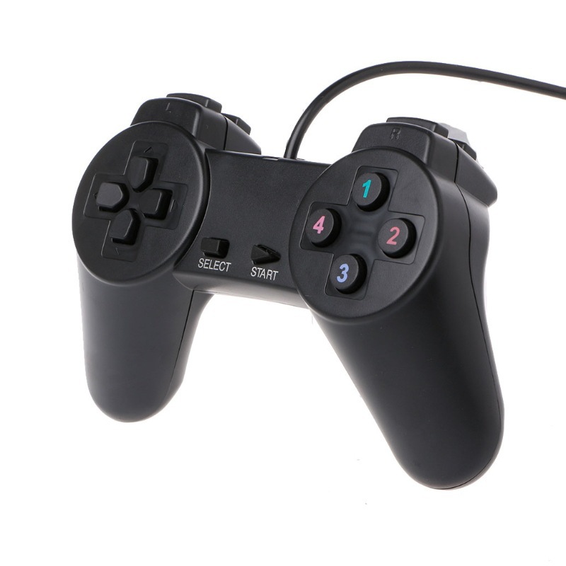 USB 2.0 Gamepad Gaming Joystick Wired Game Controller For Laptop Computer PC PS1