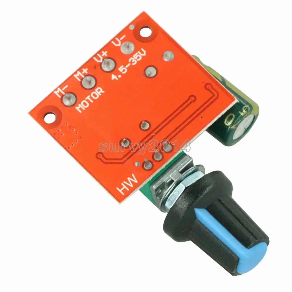 5V-35V 5A PWM DC Motor Adjustable Speed ​​Regulator LED Dimmer