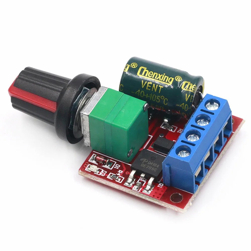 5V-35V 5A PWM DC Motor Adjustable Speed ​​Regulator LED Dimmer