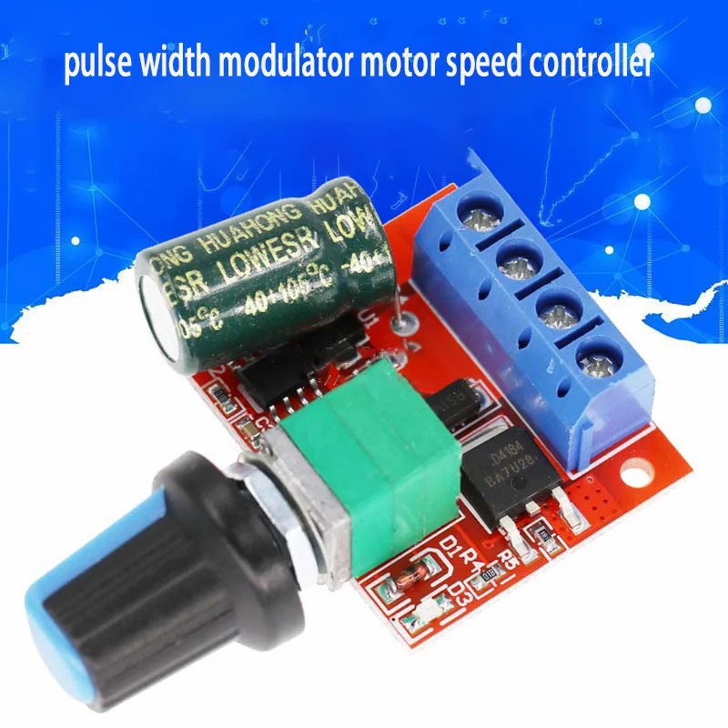 5V-35V 5A PWM DC Motor Adjustable Speed ​​Regulator LED Dimmer