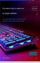 AOC KB121 luminous game desktop notebook USB keyboard