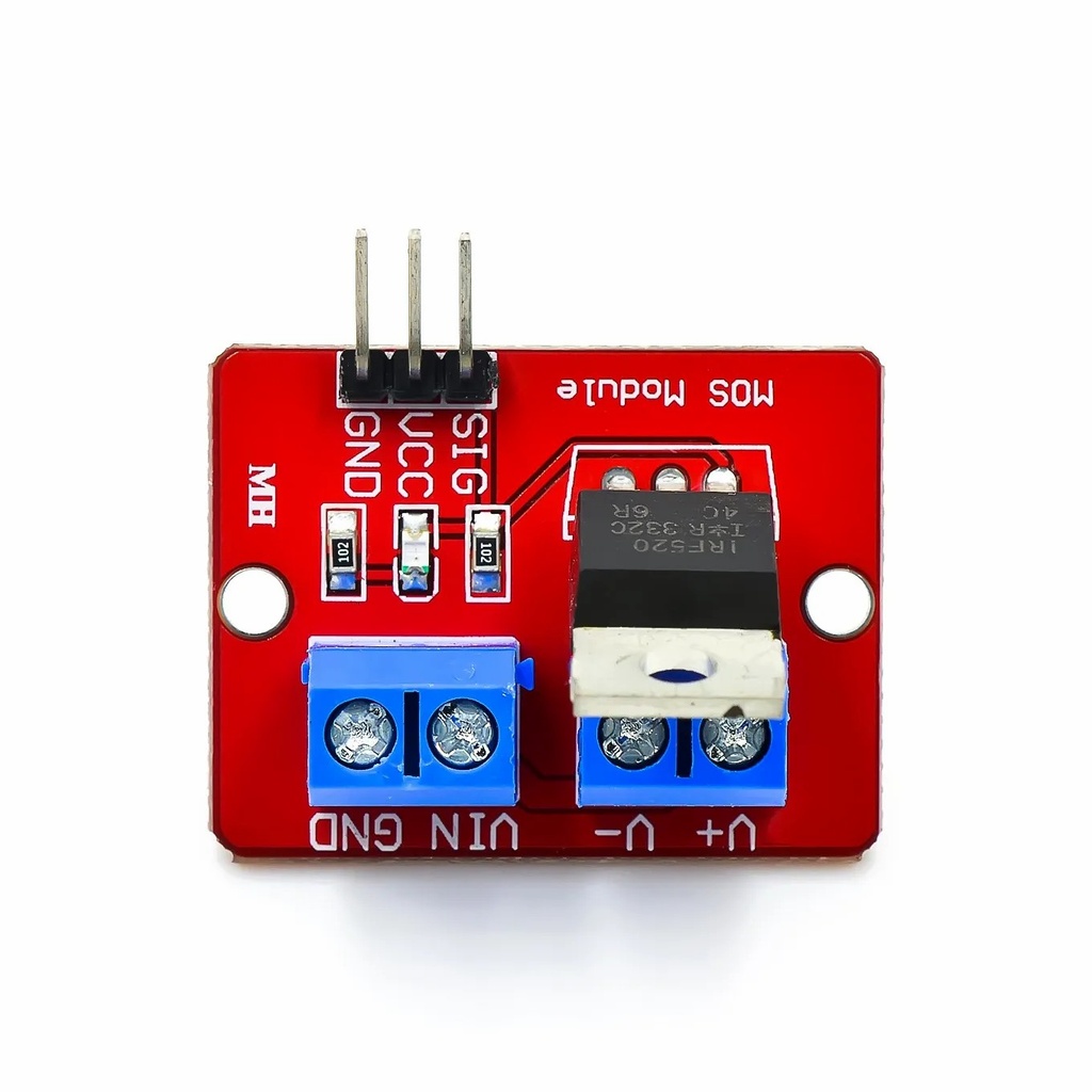 0-24V Top Mosfet Button IRF520 MOS Driver Module For Arduino MCU ARM Raspberry pi