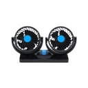 Mini Electric Car Double Fan 360 Degree Rotating 2 Gear Car Cooling Fan