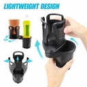 2 In 1 Car Cup Holder Expander Adapter Base Tray 360 Rotating Multifunctional Dual Cup Holder Bottle Holder Extender Auto Stand
