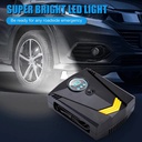 120W Auto Digital Tire Inflator Portable Air Compressor Pump With Light 150 PSI Car Air Pump