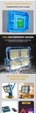 Stepless Dimming Mobile Power Bank Emergency Solar Light Large Capacity 18650 Battery With USB Port 5V/2A Outdoor Flood Night