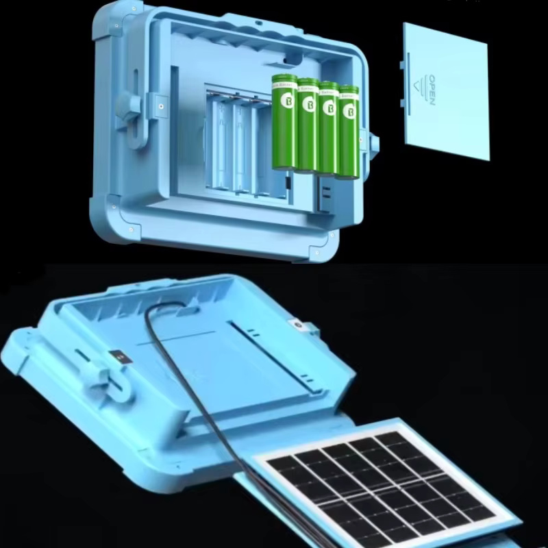 Stepless Dimming Mobile Power Bank Emergency Solar Light Large Capacity 18650 Battery With USB Port 5V/2A Outdoor Flood Night