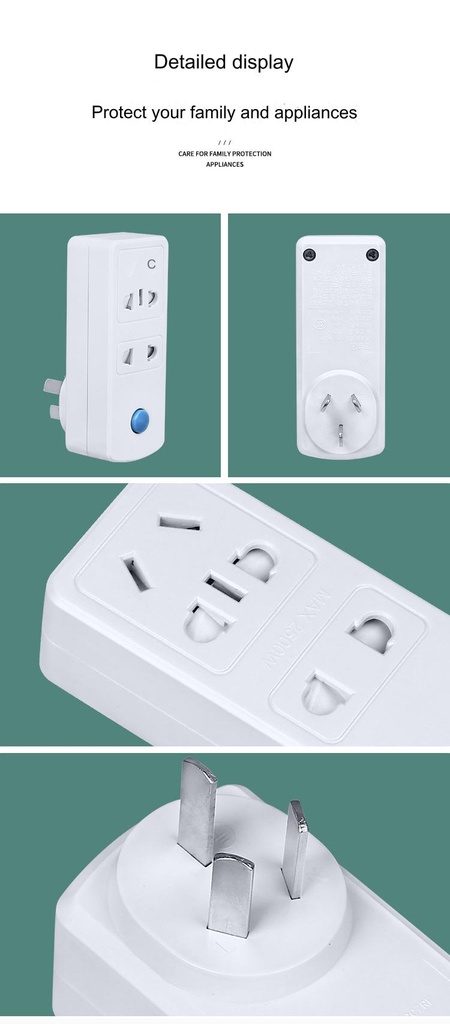 Wireless remote control socket intelligent remote control multi-socket