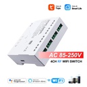 Tuya Smart Switch WiFi DIY Timer 85-220V RF Voice Control Module 4CH Tuya Module
