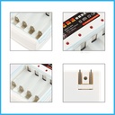 4-slot charger flat plug direct charging 1.2V No. 5 and No. 7 AA batteries children's toy accessories independent charging four-slot charger