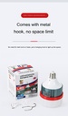 Retractable 18650 rechargeable LED light bulb mobile night market light