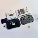 I10 Mini Wireless Keyboard Rechargeable 2.4G 7 Color Backlit Keyboard Touchpad Bluetooth-compatible Gamepad