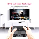 I10 Mini Wireless Keyboard Rechargeable 2.4G 7 Color Backlit Keyboard Touchpad Bluetooth-compatible Gamepad