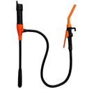 Liquid Transfer Pump Battery Powered Fuel Transfer Pump with Flow Control Nozzle 2.4 Gallons Portable Fuel Transfer Pump