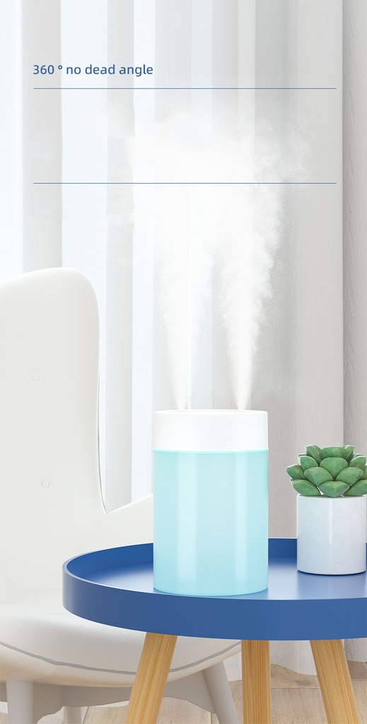 1.6L Double Spray Air Humidifier USB aromatherapy large capacity atomizing humidifier