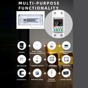 Tuya WiFi Intelligent 63A Circuit Breaker Backlit Single-Phase Energy Meter Auto-Reclosing Protector LCD Display APP Remote Control