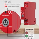 Tuya Wifi Intelligent Circuit Breaker 63A Metering Automatic Reclosing Switch Timer APP Control