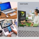 150m Bluetooth adapter driver-free Bluetooth5.4 computer external USB antenna Bluetooth receiver and transmitter
