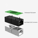 RJ45 8P8C Coupler Plug Adapter Network LAN Cable Extender Connector