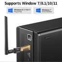 150m Bluetooth adapter driver-free Bluetooth5.4 computer external USB antenna Bluetooth receiver and transmitter