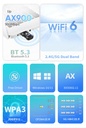 900Mbps USB WiFi Bluetooth Adapter 2 in 1 USB Dongle 2.4Gbps 5Gbps Dual Band USB Wi-Fi Network Card Wireless Receiver