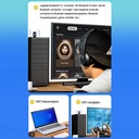 900Mbps USB WiFi Bluetooth Adapter 2 in 1 USB Dongle 2.4Gbps 5Gbps Dual Band USB Wi-Fi Network Card Wireless Receiver