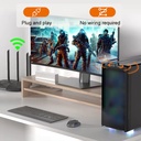 WIFI 6 286.8Mbps USB Dongle 2.4GHz Mini USB WiFi Card Adapter Driver Free Wireless Network Receiver For Windows 7 10 11