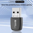 WIFI 6 286.8Mbps USB Dongle 2.4GHz Mini USB WiFi Card Adapter Driver Free Wireless Network Receiver For Windows 7 10 11