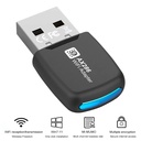 WIFI 6 286.8Mbps USB Dongle 2.4GHz Mini USB WiFi Card Adapter Driver Free Wireless Network Receiver For Windows 7 10 11